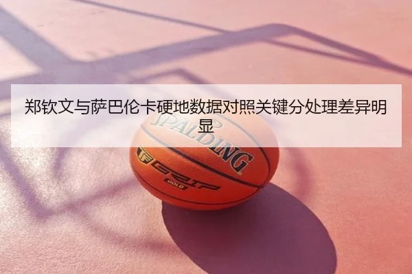 郑钦文与萨巴伦卡硬地数据对照关键分处理差异明显